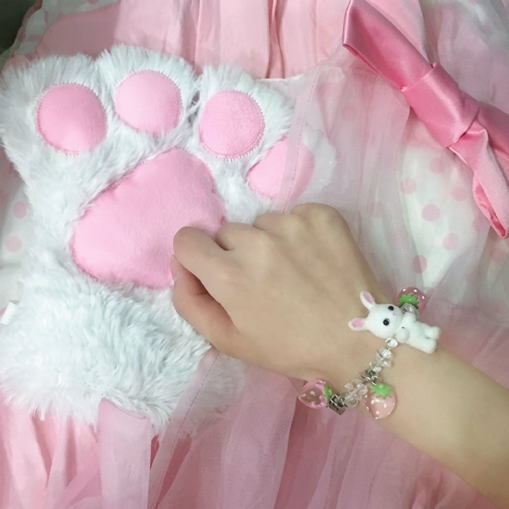 pocketbabe / Rabbit & Strawberry Handmade Bracelet