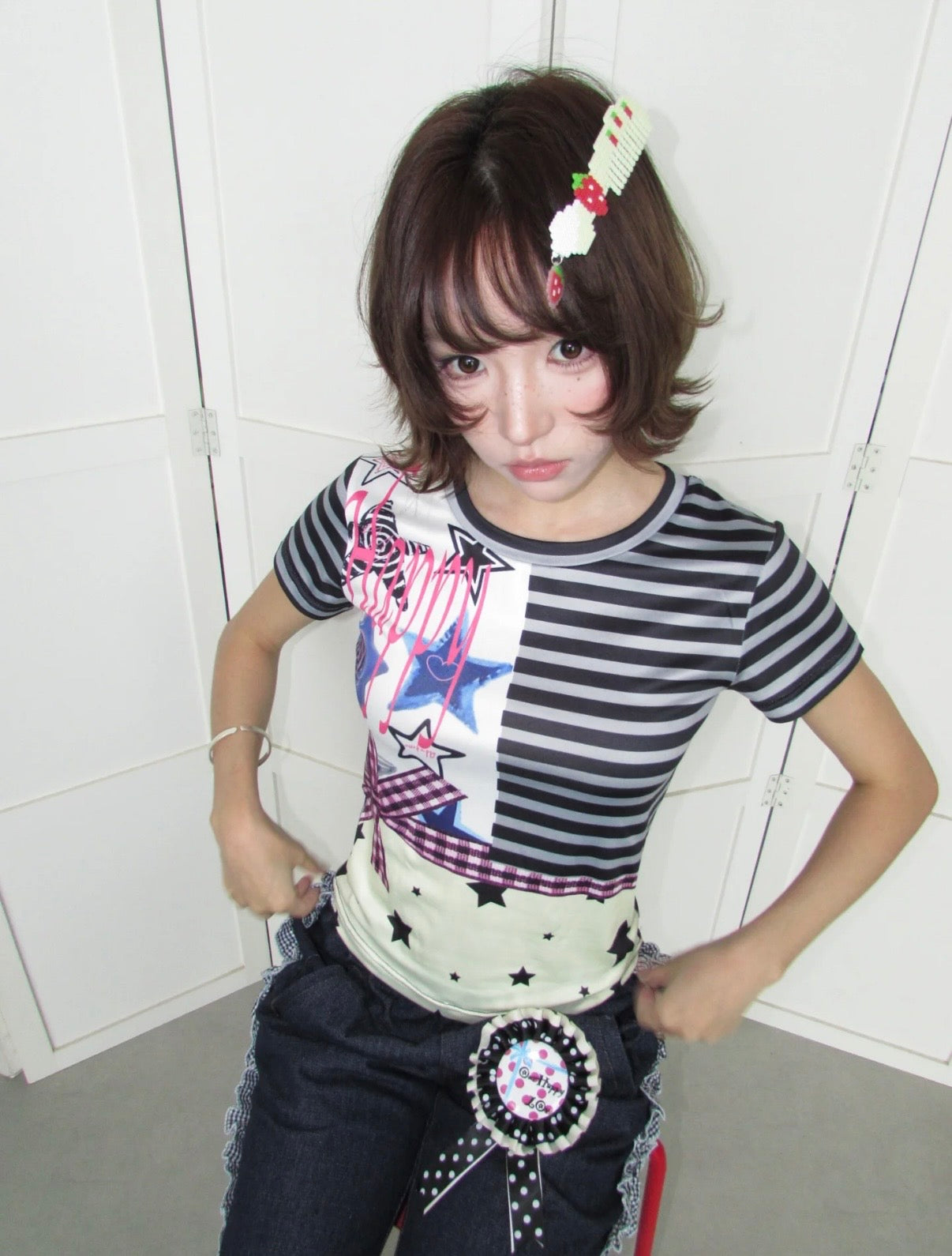 OurHappy / Light Punk Girly T-Shirt
